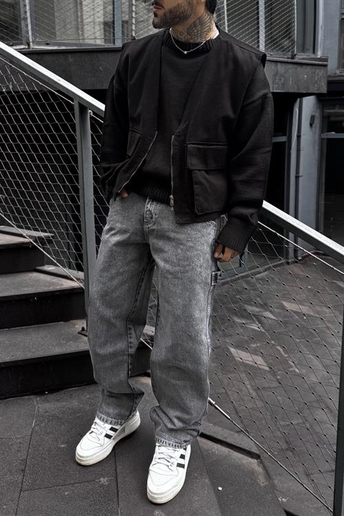 Urban fit gri kot pantolon