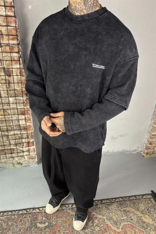 Washed Oversize Sweatshirt