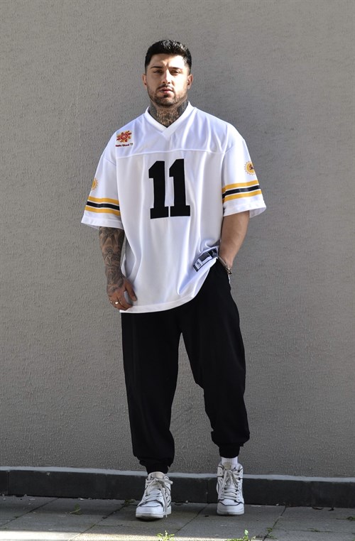 white eleven süper oversize beyaz forma