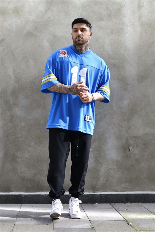 white eleven süper oversize blue forma