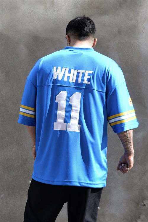 white eleven süper oversize blue forma