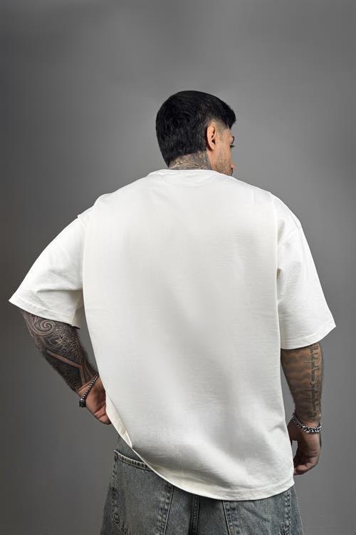 White Vision Oversize Tshirt