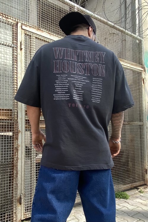 Whitney acid wash t-shirt