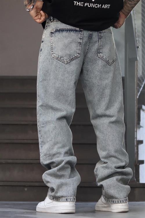 Yıkamalı baggy pantolon