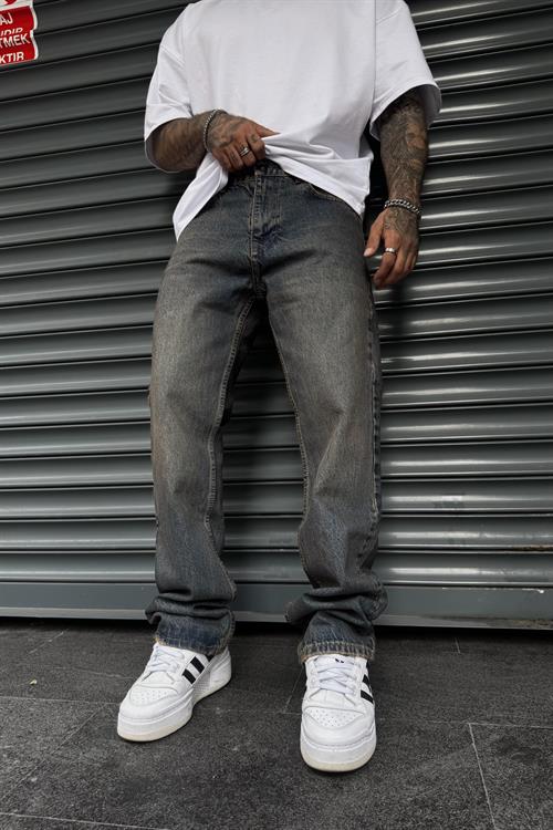 Yıkamalı baggy pantolon
