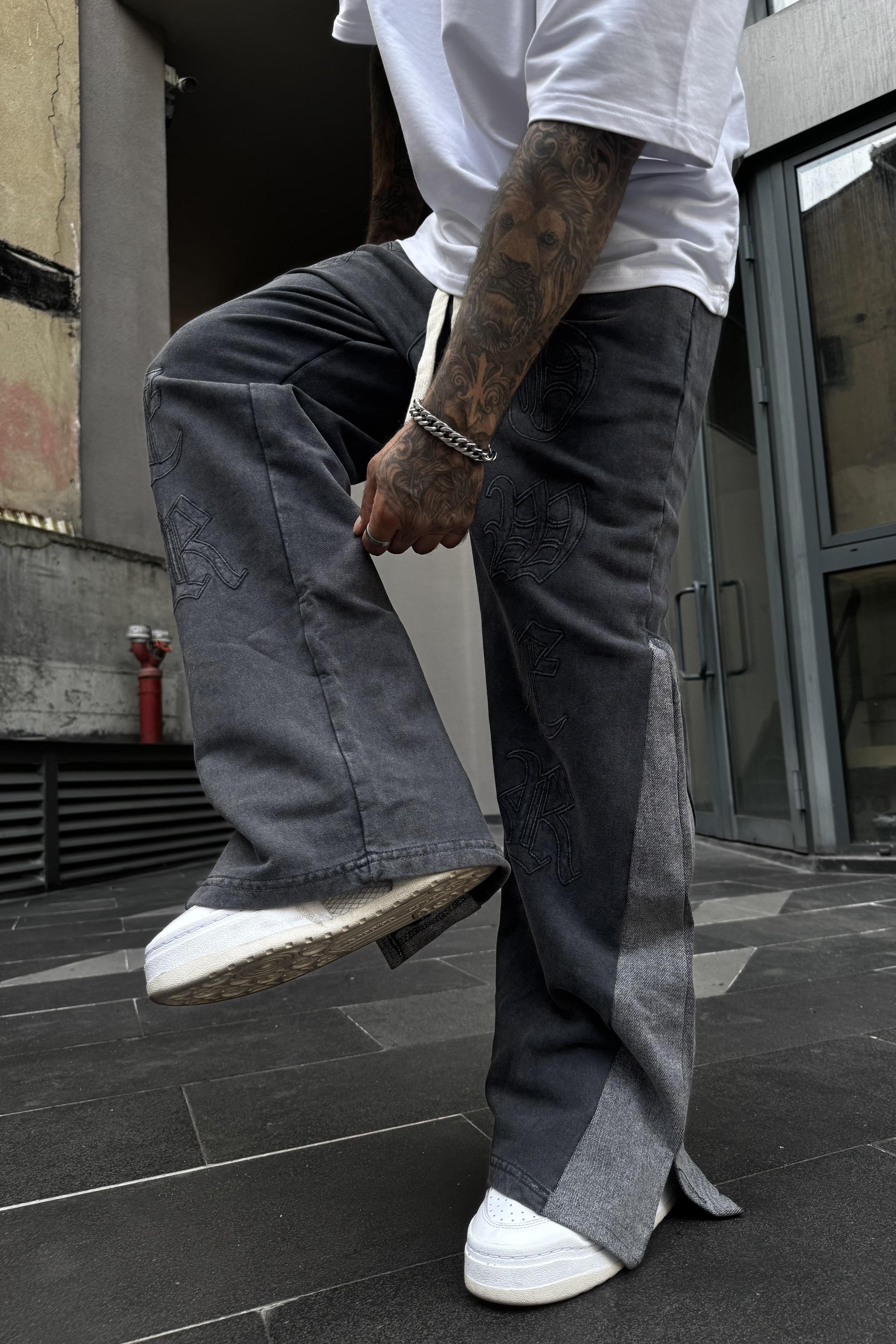 Acid wash special edition sweatpants