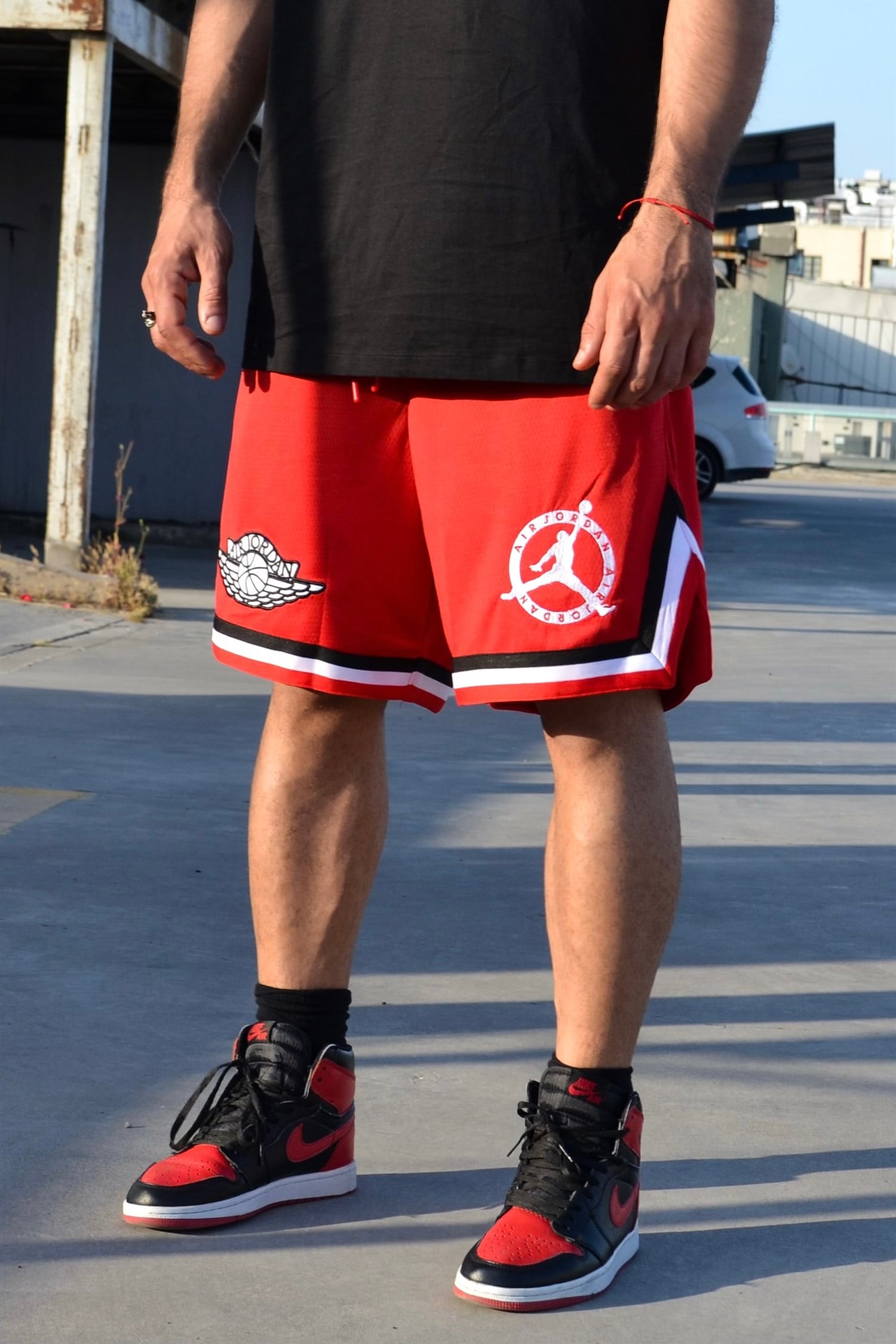 Air kırmızı basketball şort
