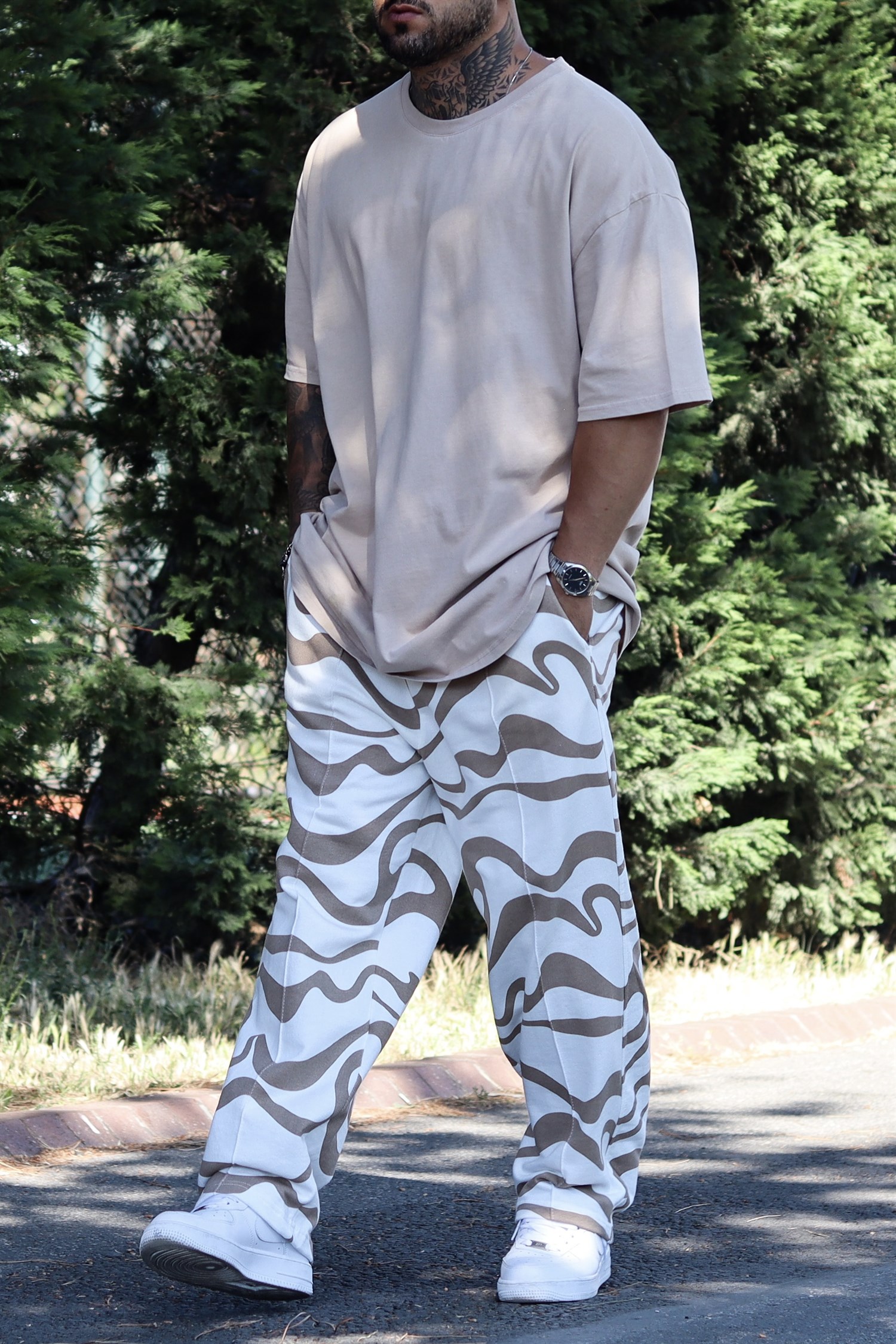 Baggy beigie sweatpants