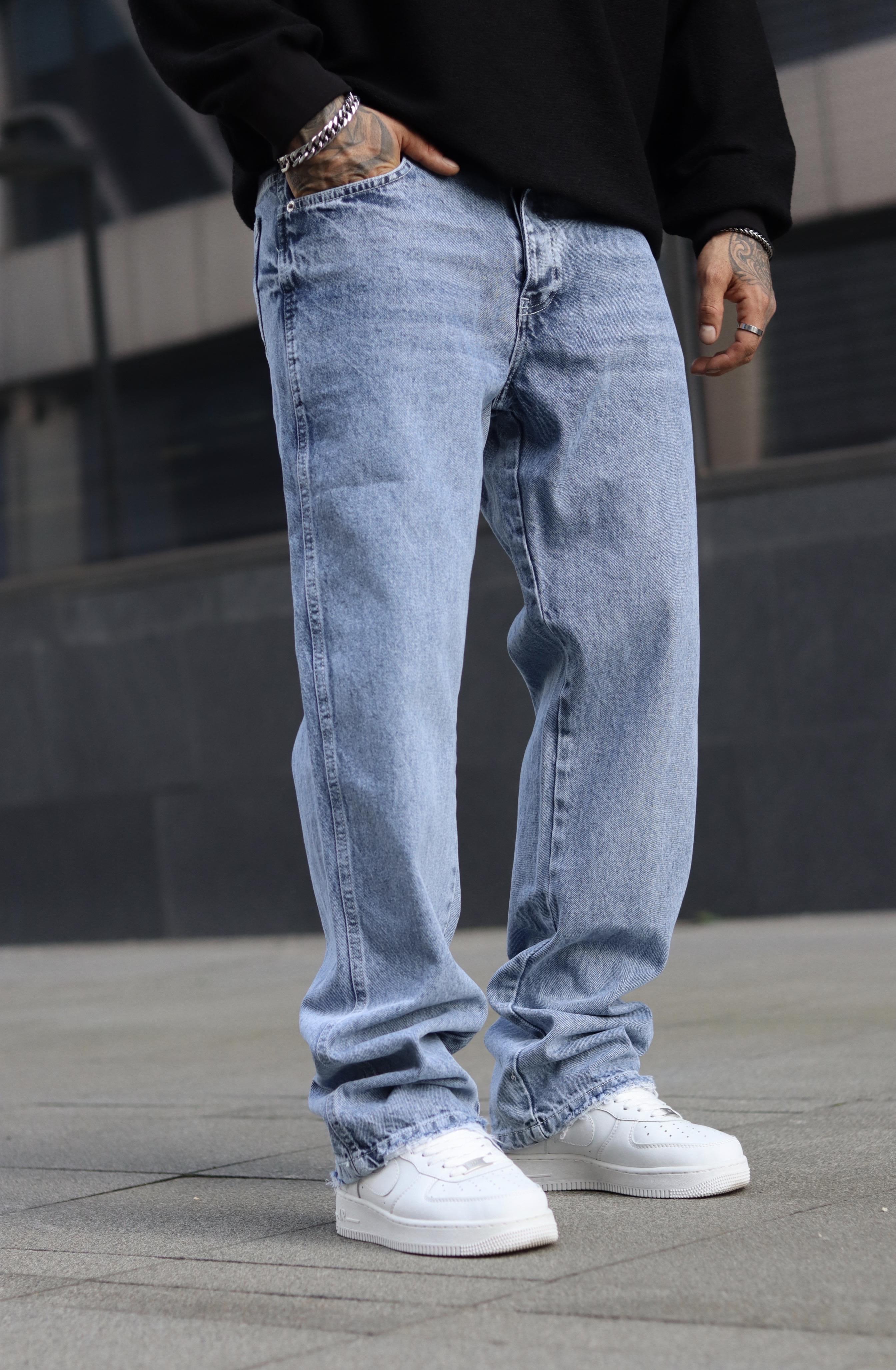 Baggy denim pantolon