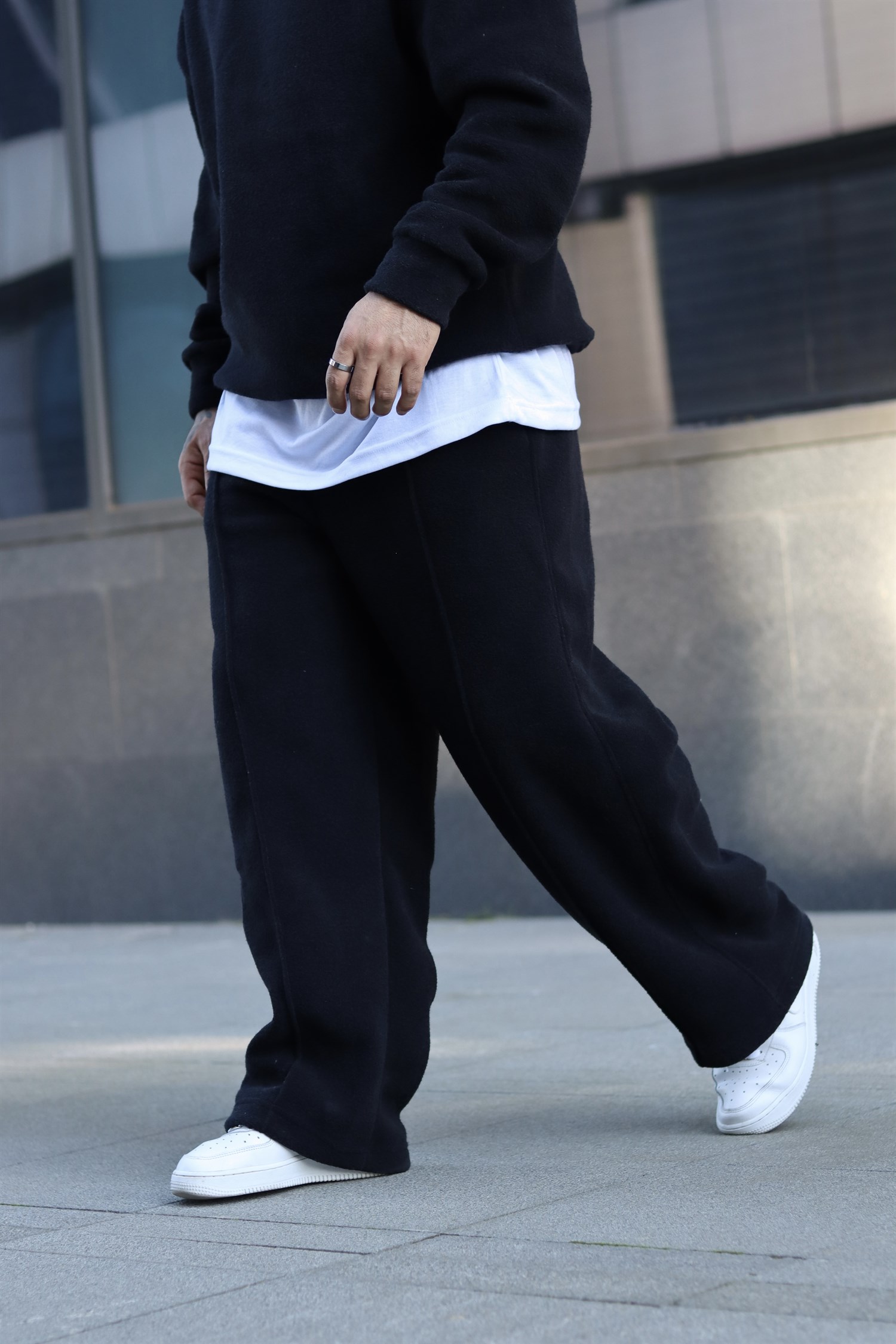 Baggy havlu polar eşofman