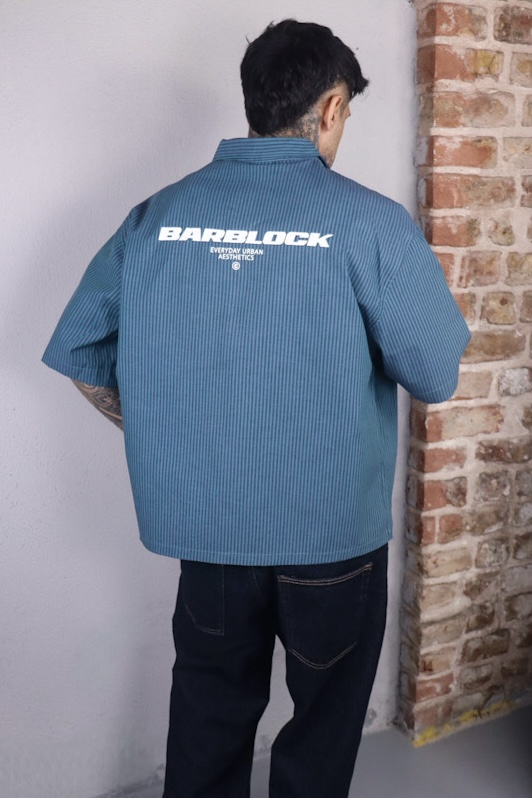 Barblock Petrol Blue Oversize Gömlek