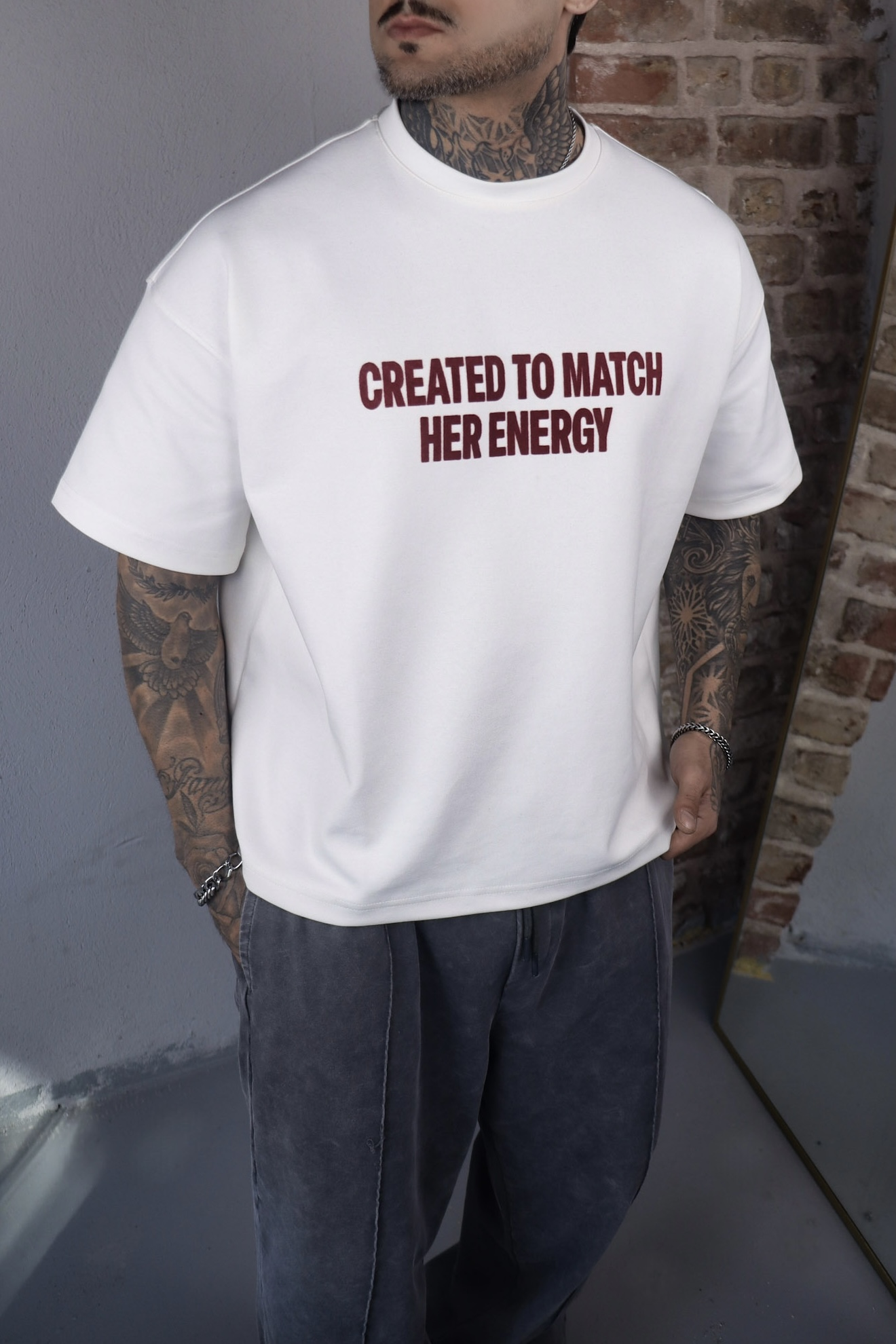 Beyaz Oversize Tshirt