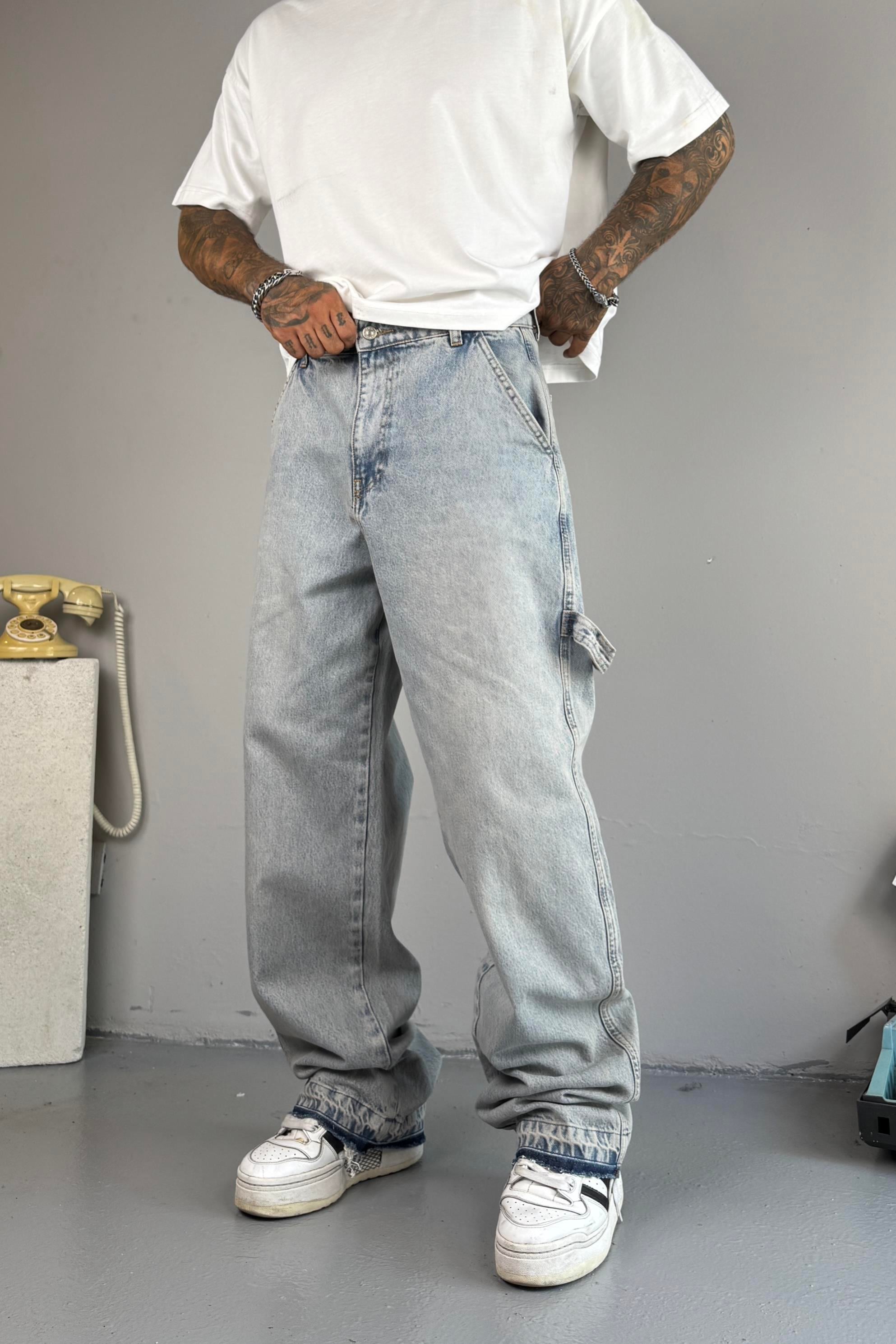Ekstra Baggy Denim Pantolon