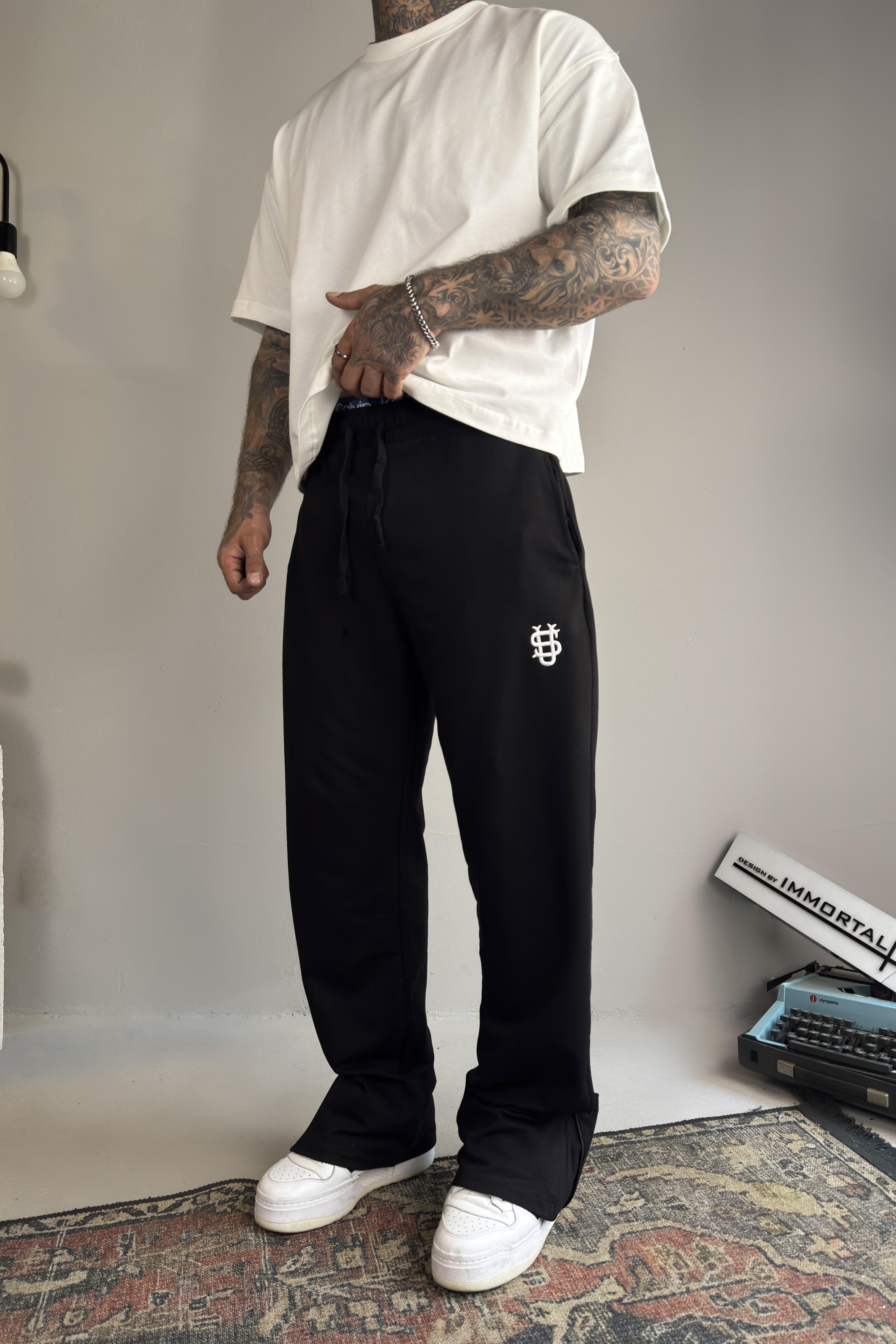 Flex Zip Black Jogger