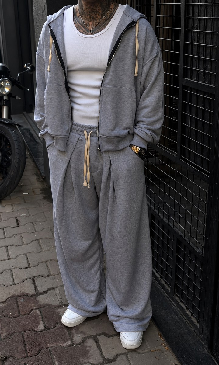 Greymelange Oversize Takım