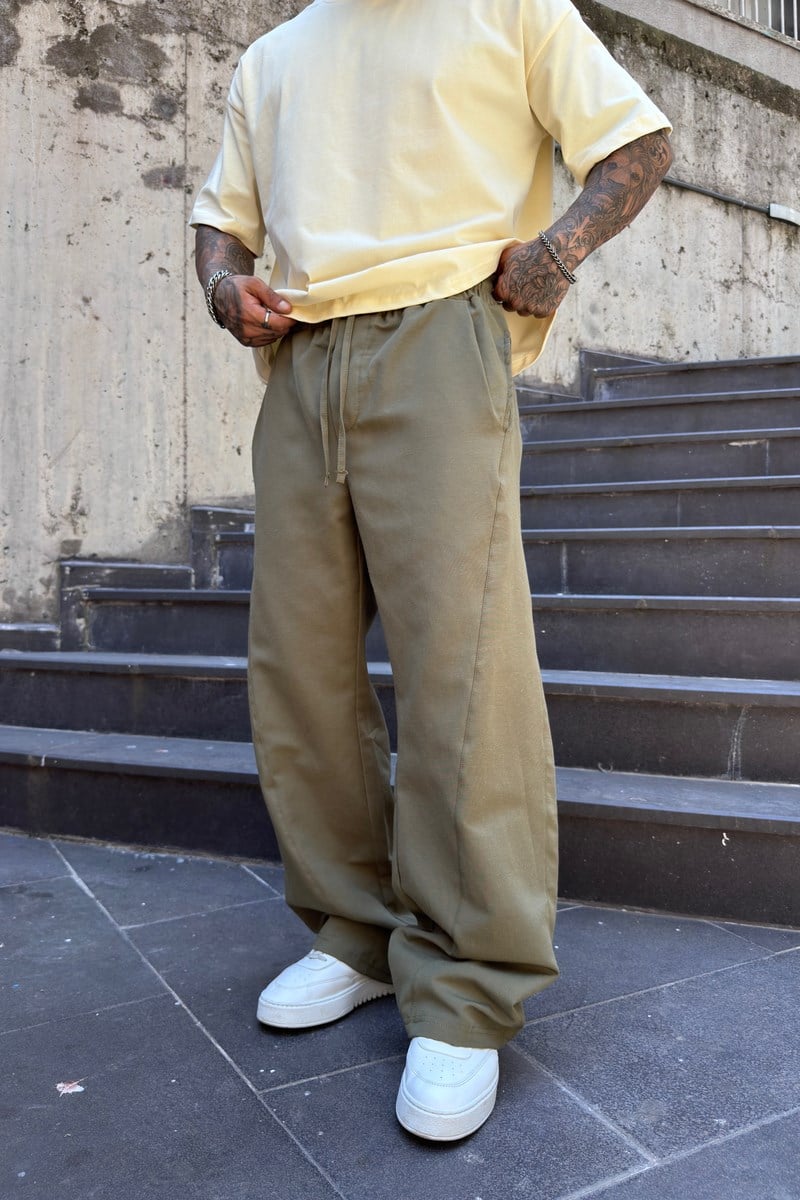 Haki Ekstra Baggy Pantolon