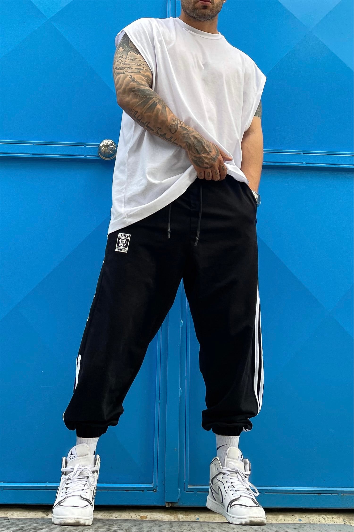 half baggy Sweatpants