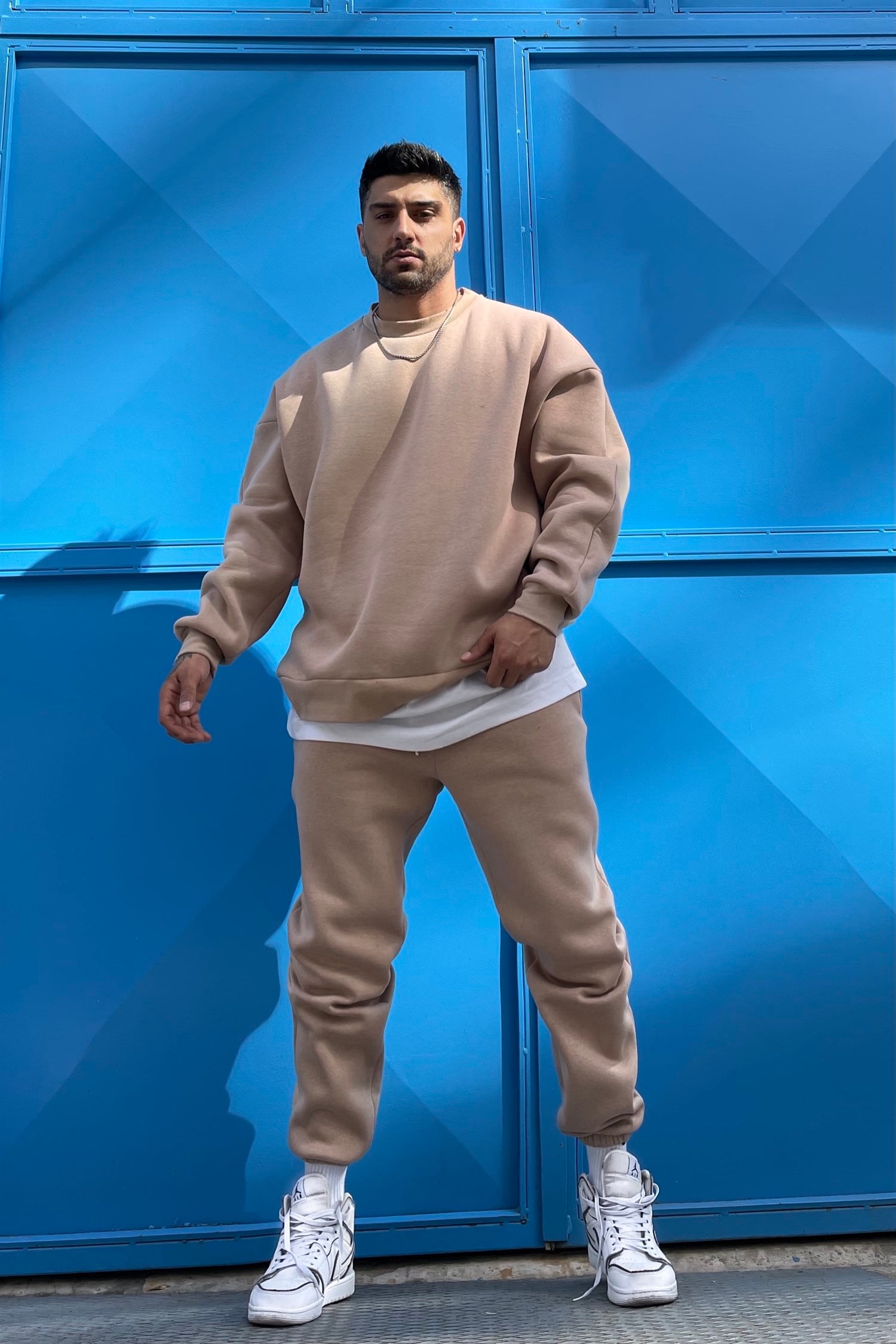 icebeige track suit