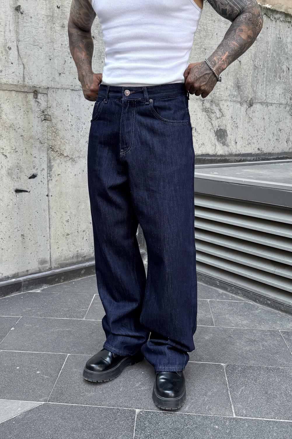 İndigo Baggy Pantolon