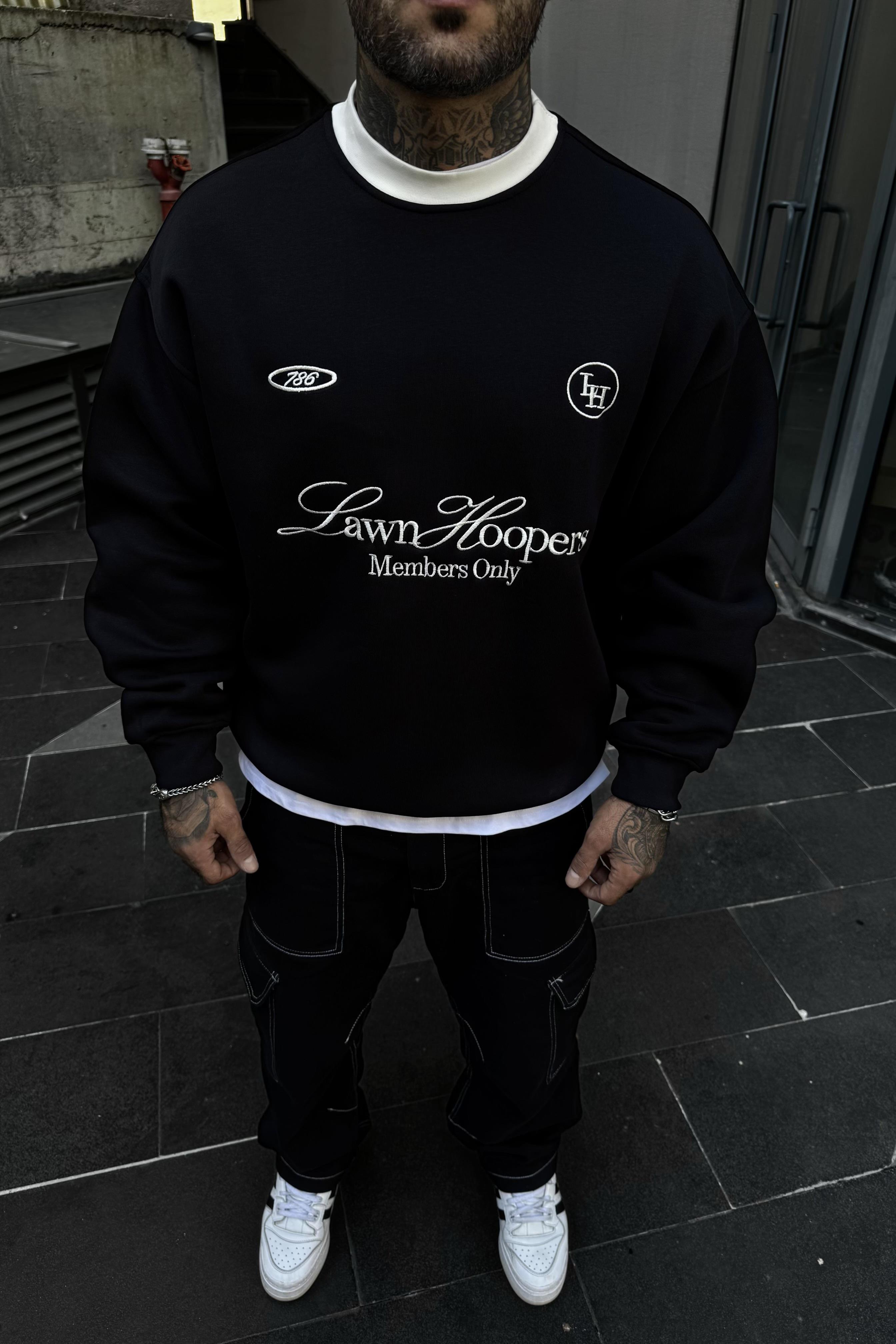Lawn hoopers oversize sweatshirt