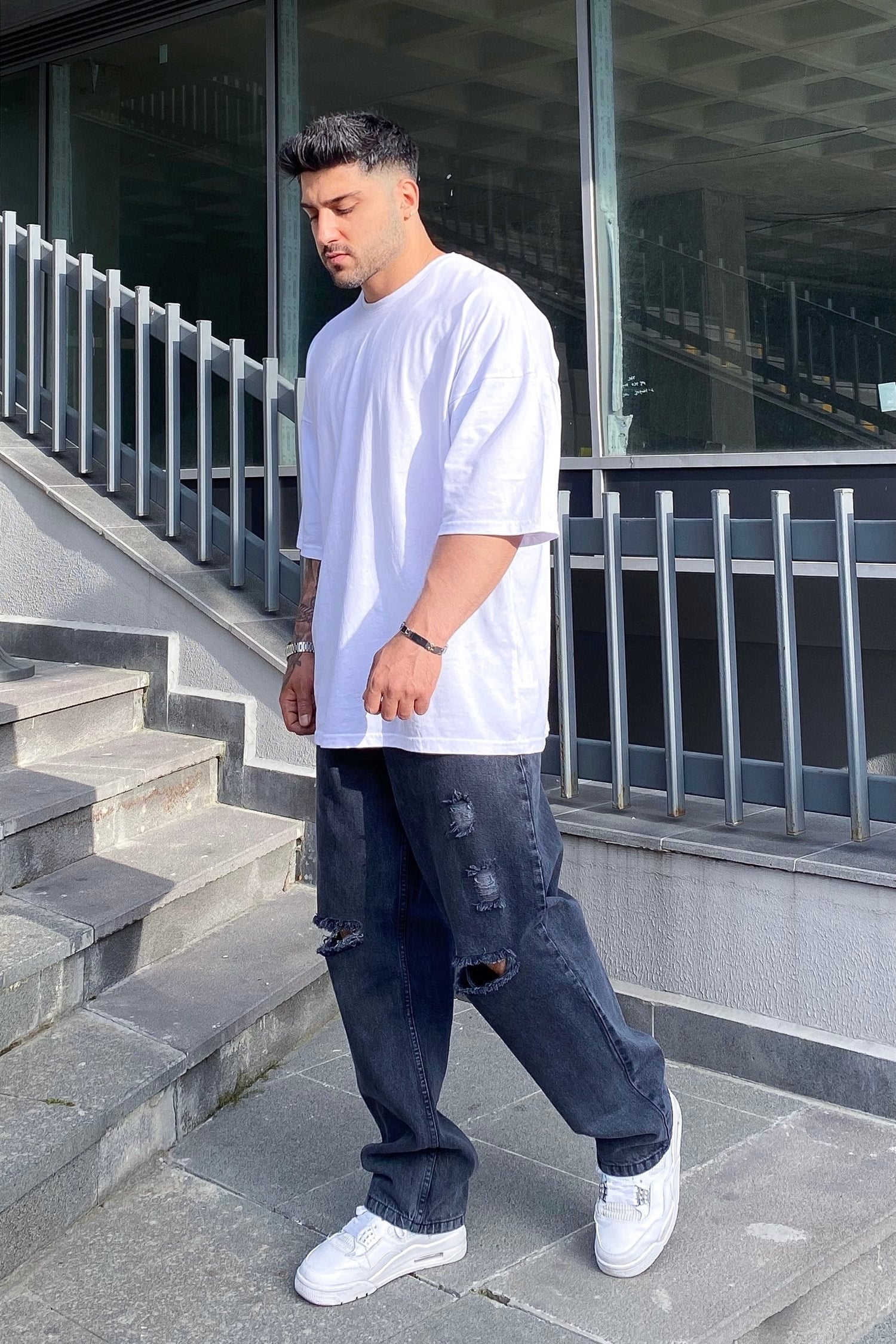 Long fit kalıp jean