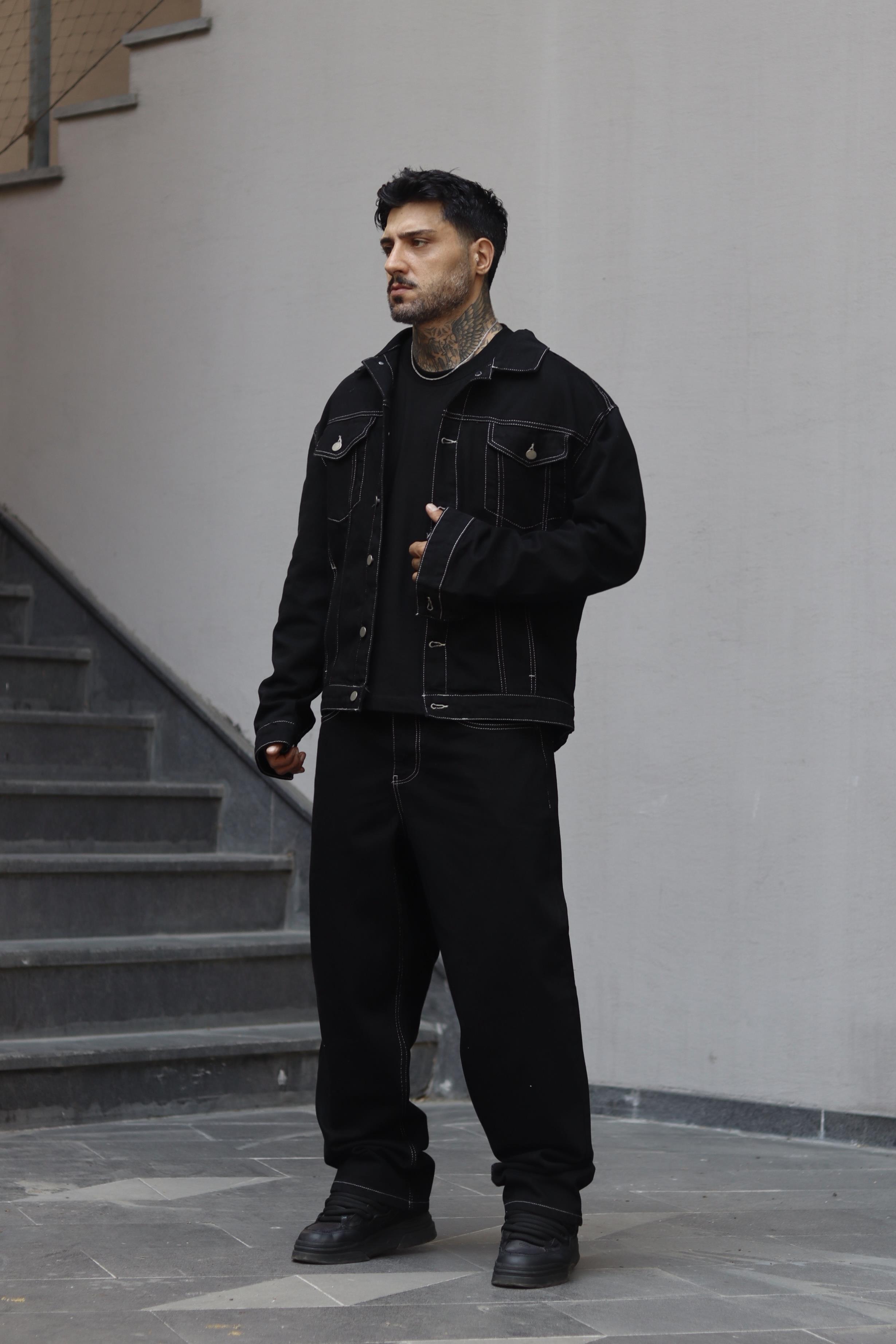 Outline Oversize Siyah Takım