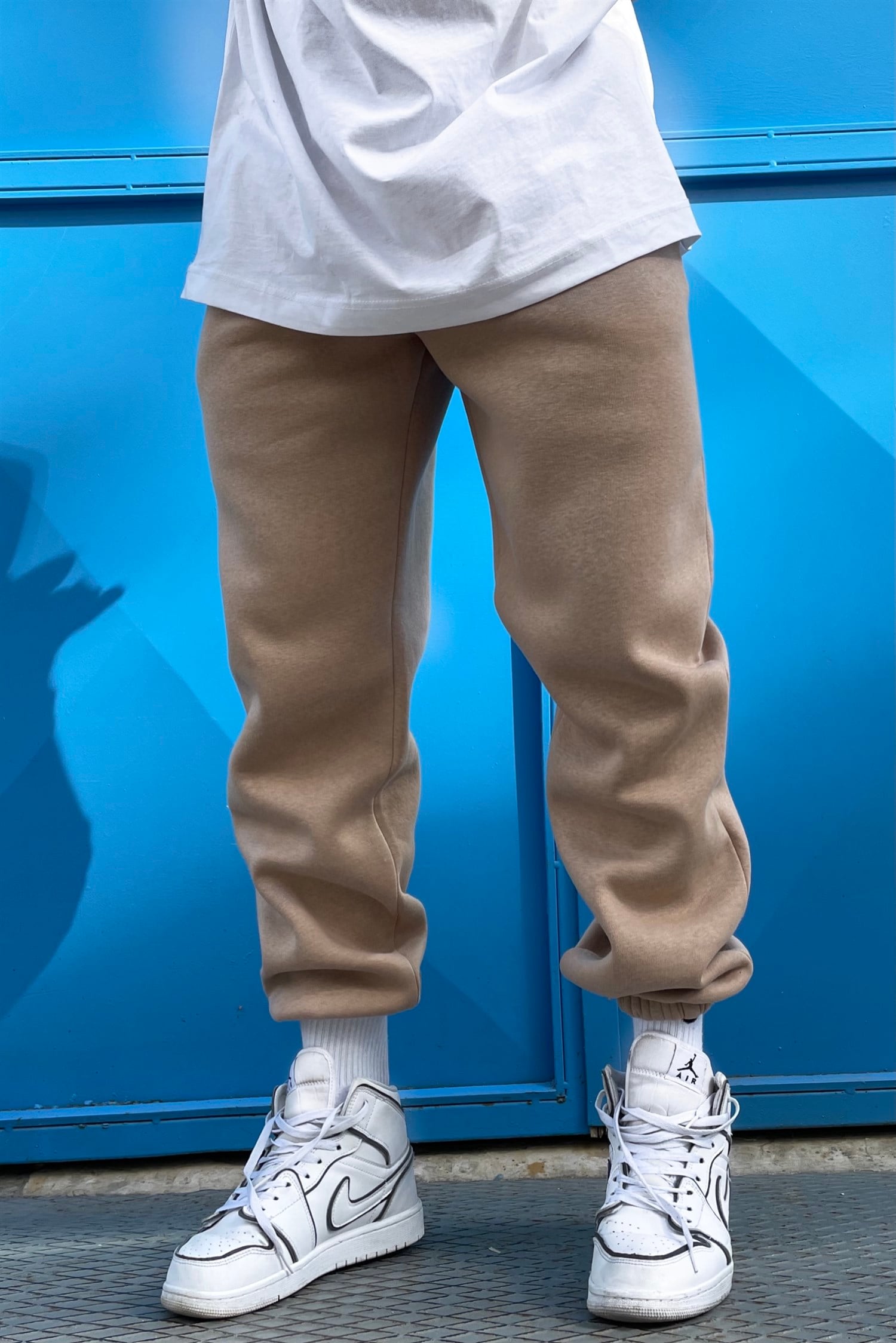 Oversize icebeige sweatpants