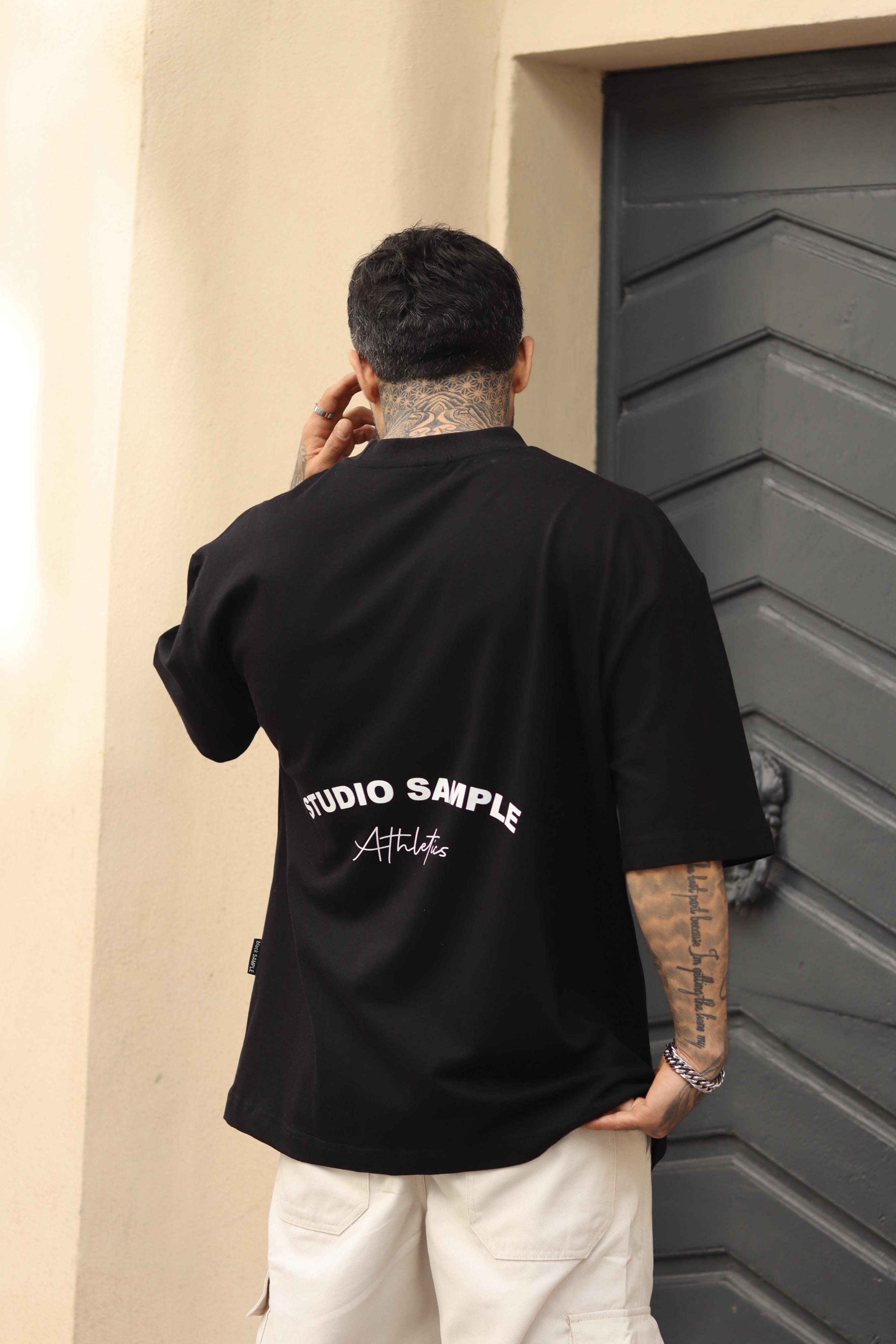 Studio baskılı oversize tshirt