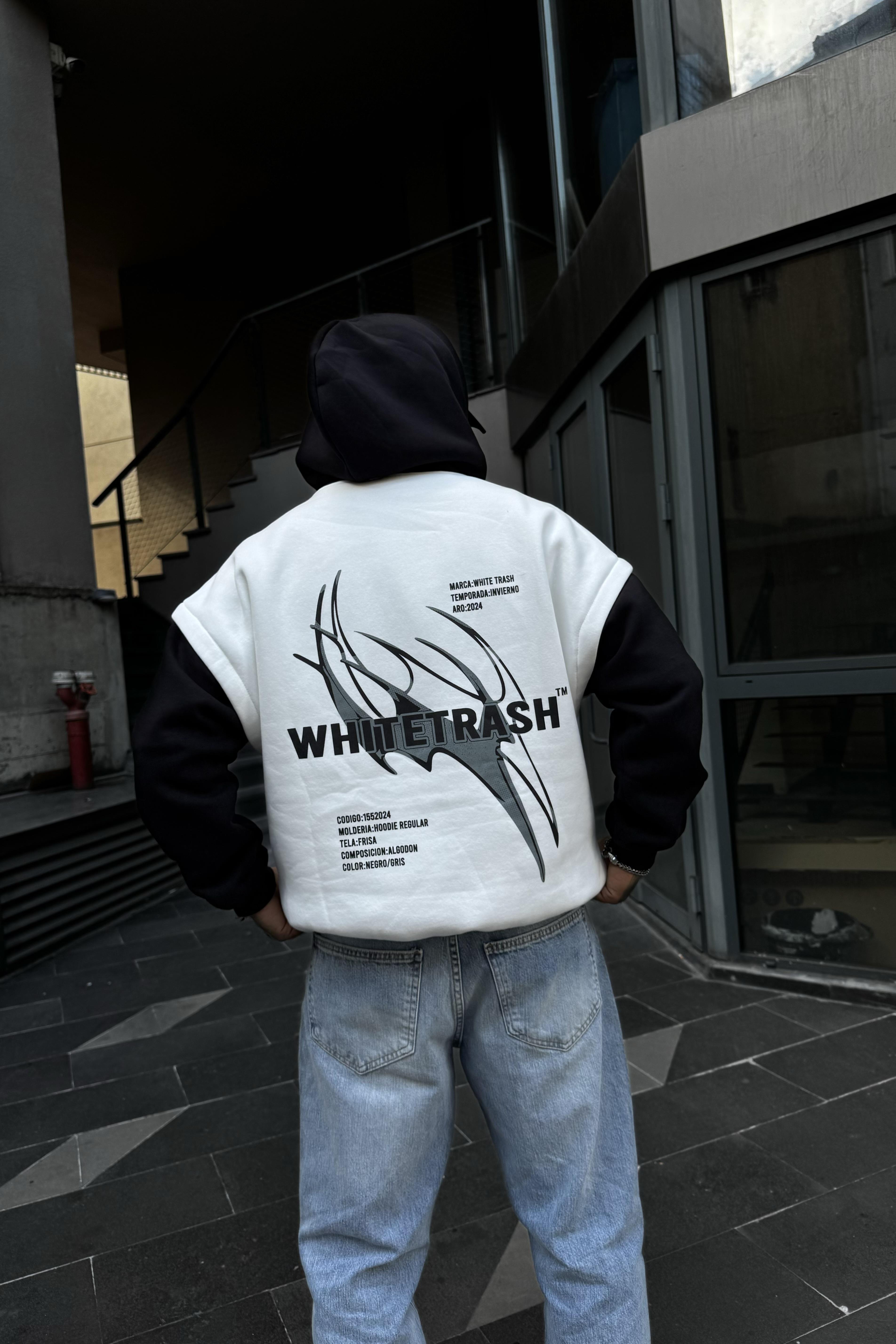 Whitetrash oversize hoodie