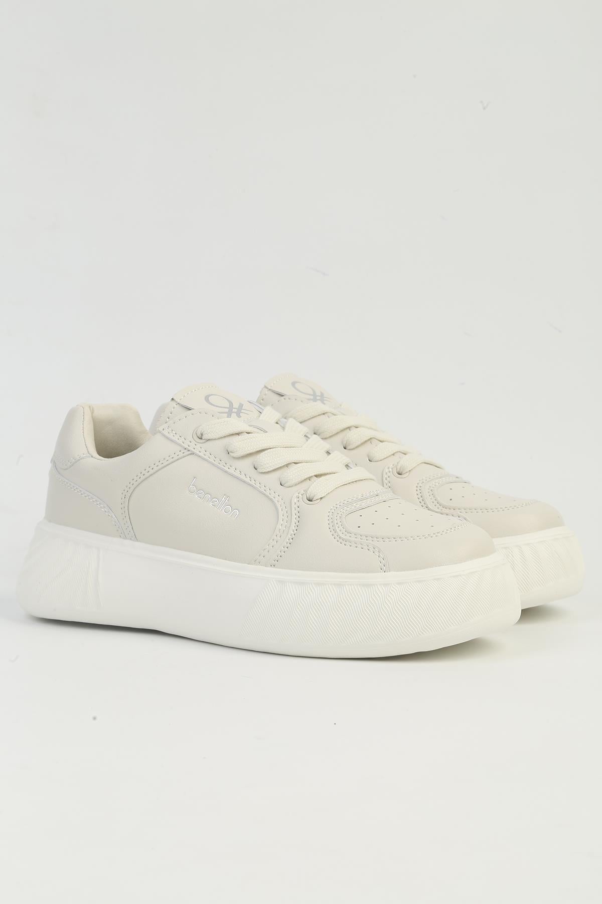 Benetton Kadın İthal Sneaker | BEYAZ