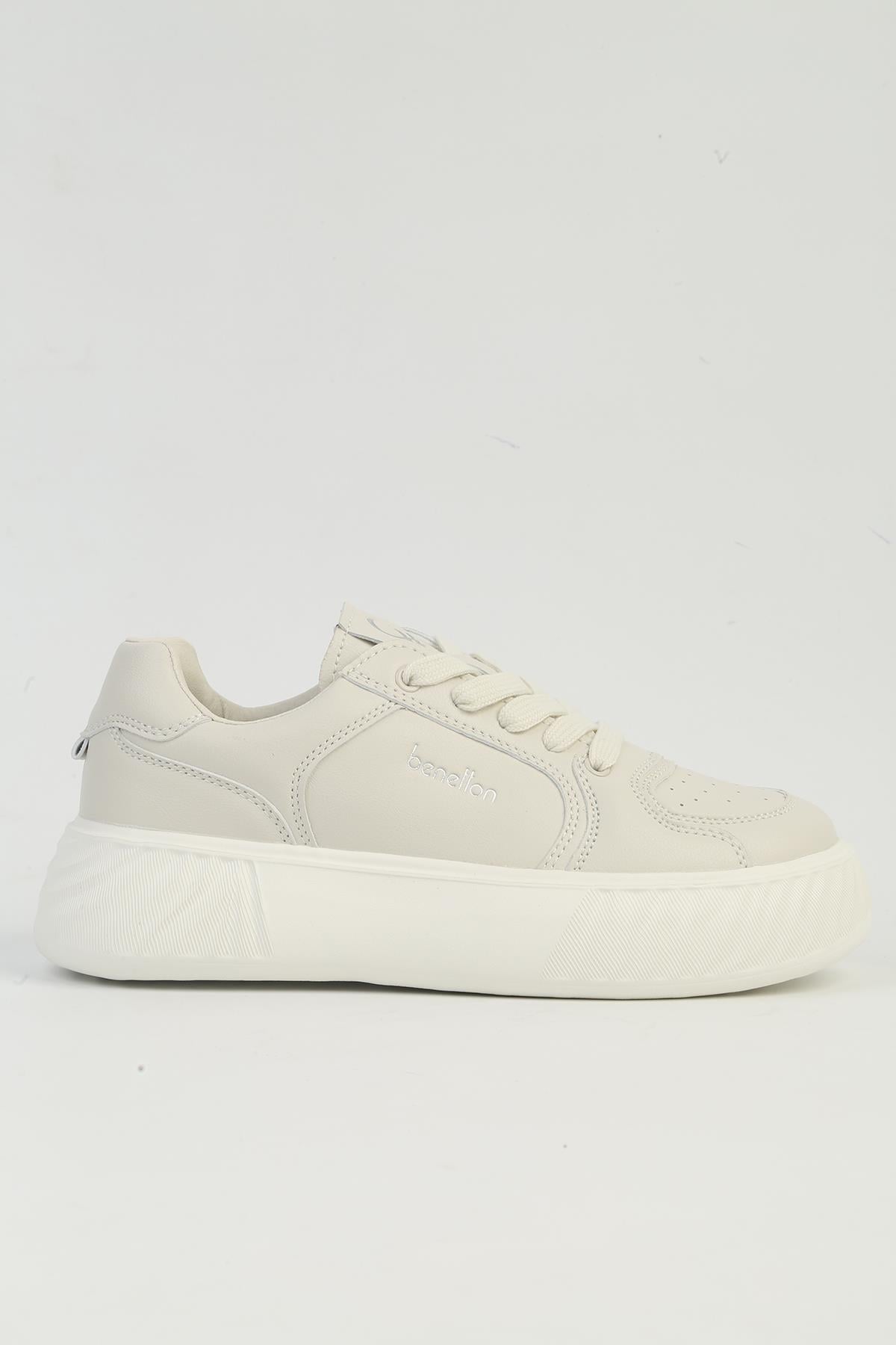 Benetton Kadın İthal Sneaker | BEYAZ