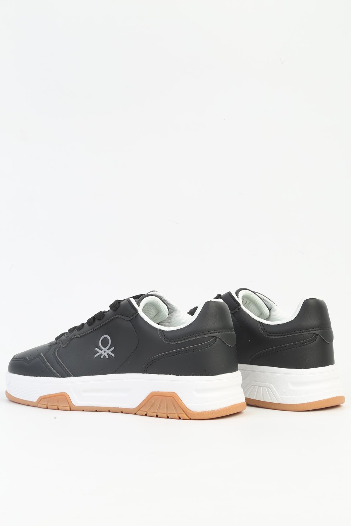 Benetton Kadın İthal Sneaker | SİYAH BEYAZ