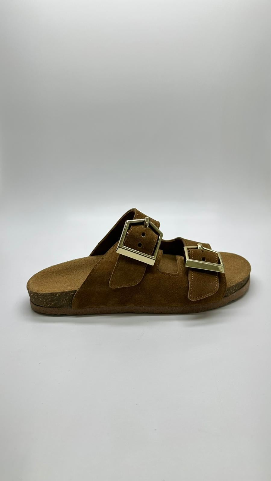 Kadın Deri Terlik | Taba Süet