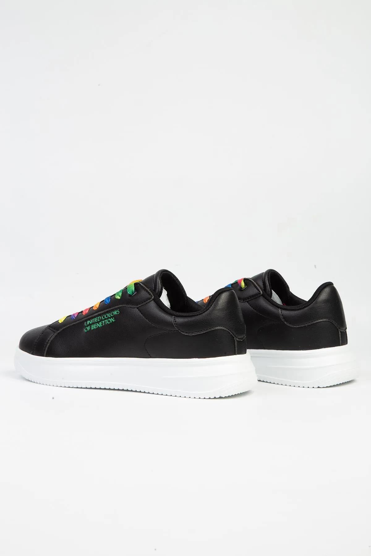 Benetton Kadın Ayakkabı | SİYAH BEYAZ