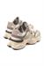Benetton Kadın Bej Krem Detaylı Kalın Taban Kalın Bağcıklı Günlük Spor Sneaker Ayakkabı