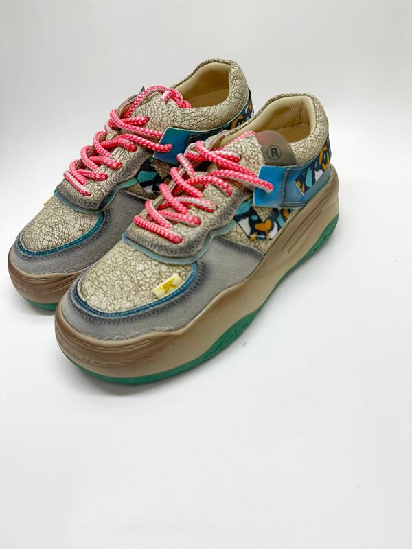 Kadın İthal Sneaker | Bej