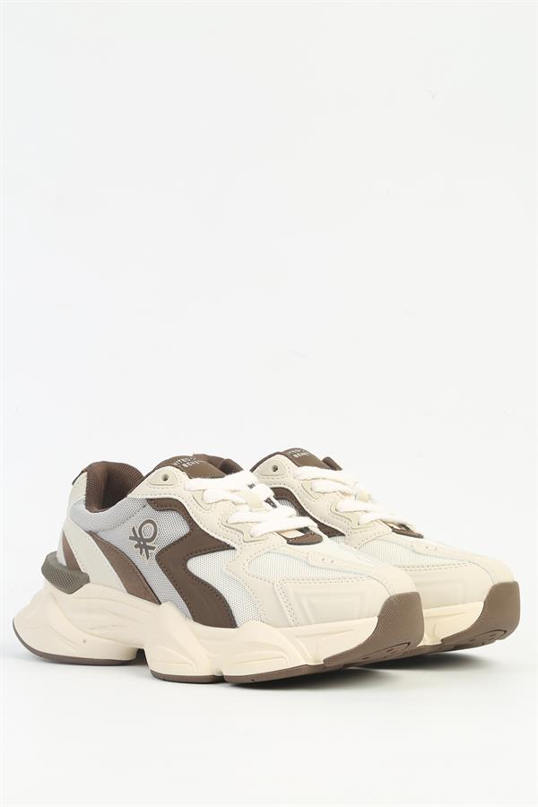 Benetton Kadın İthal Sneaker | BEJ KAHVE 