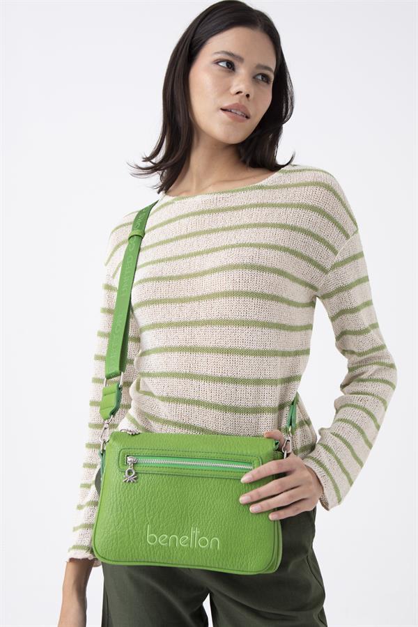 Benetton Kadın Çapraz Çanta | Yeşil