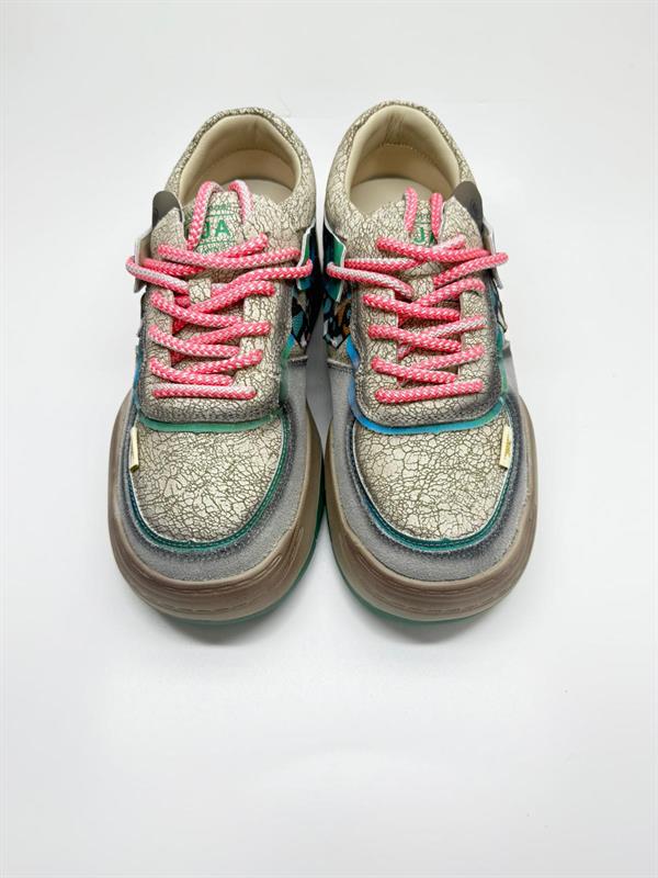 Kadın İthal Sneaker | Bej