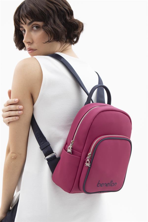 Benetton Kadın Sırt Çanta | Mürdüm Lacivert