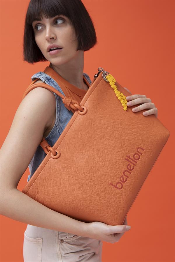 Benetton Kadın Kol Çanta | Turuncu