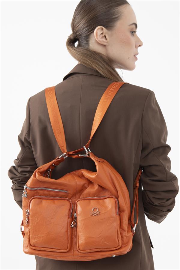 Benetton Kadın Kol Çanta | Turuncu