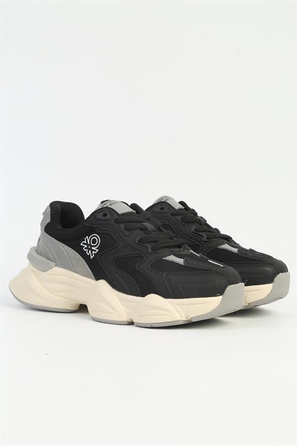 Benetton Kadın İthal Sneaker | SİYAH 