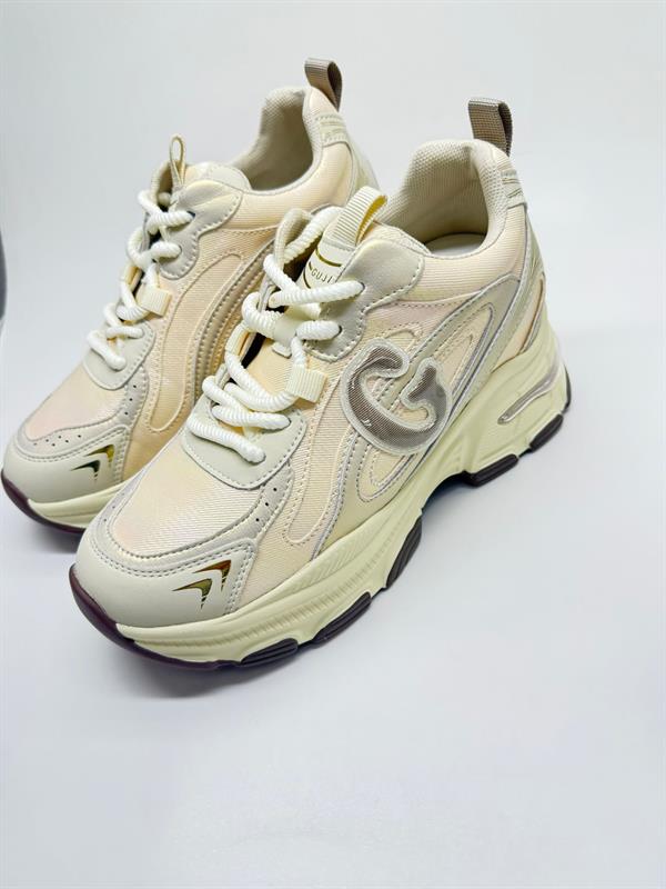 Kadın İthal Sneaker | Bej