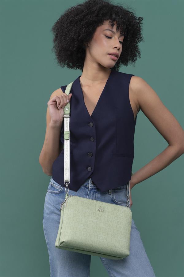 Benetton Kadın Çapraz Çanta | Yeşil