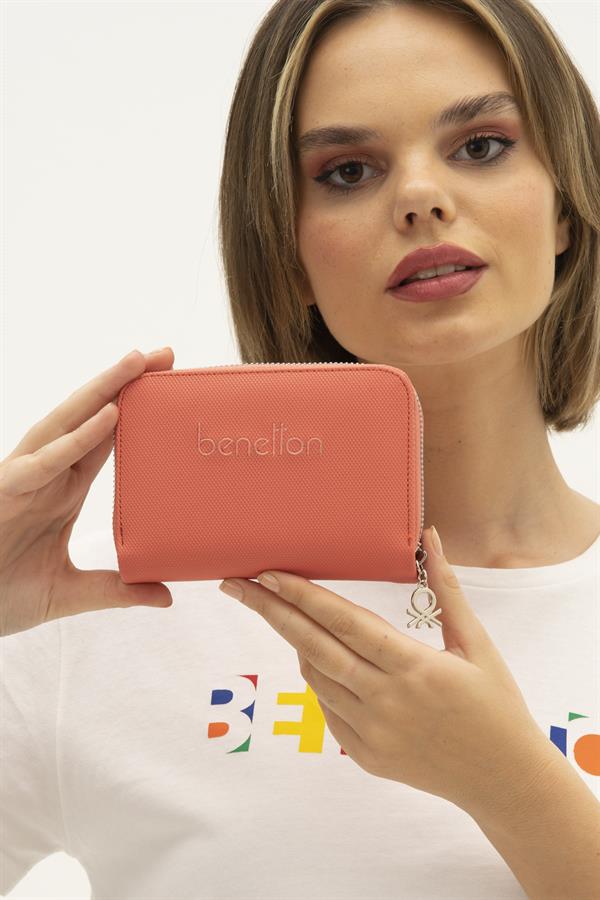 Benetton Cüzdan | Mercan