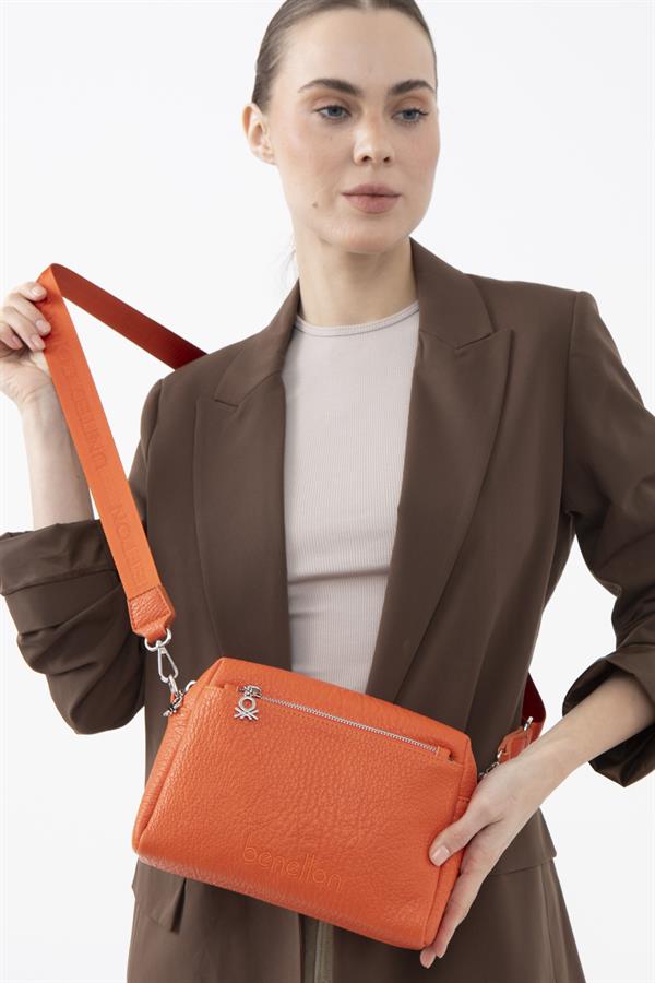 Benetton Kadın El Çanta | Turuncu