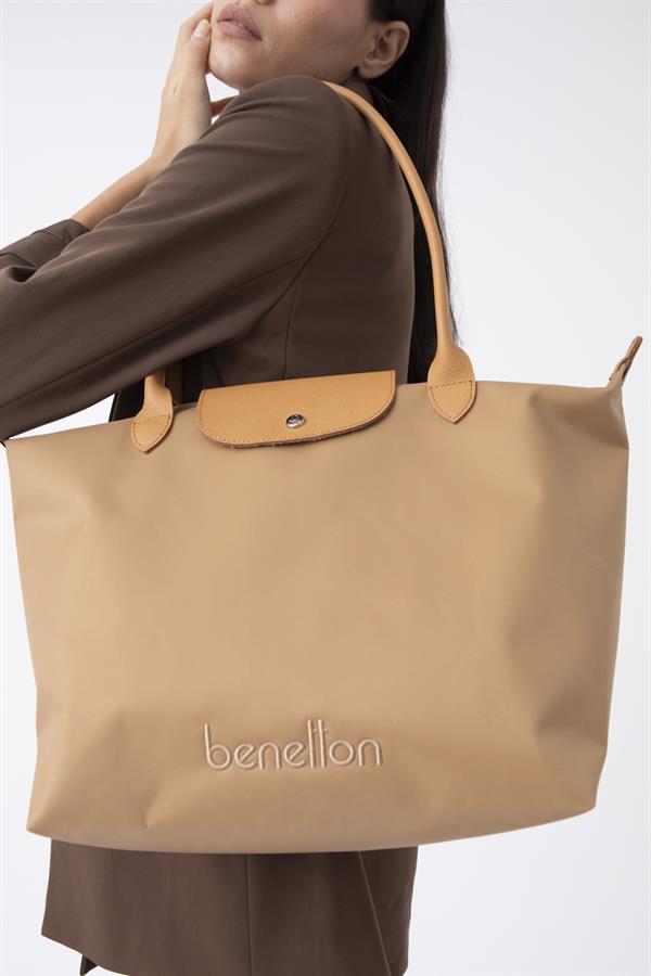 Benetton Kadın El Çanta | Camel