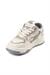 Benetton Kadın Beyaz Gri Detaylı Kalın Bağcıklı Kalın Taban Spor Sneaker Ayakkabı
