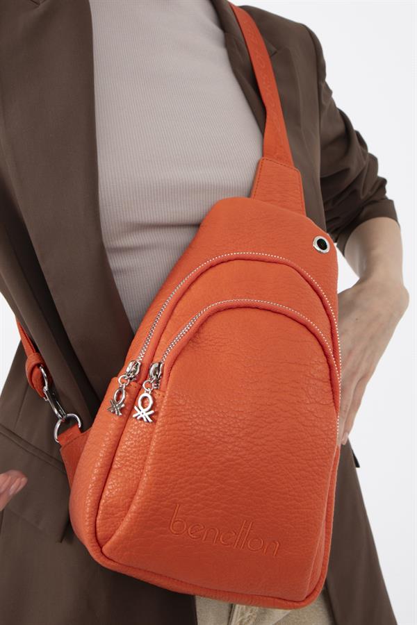 Benetton Kadın Çapraz Çanta | Turuncu